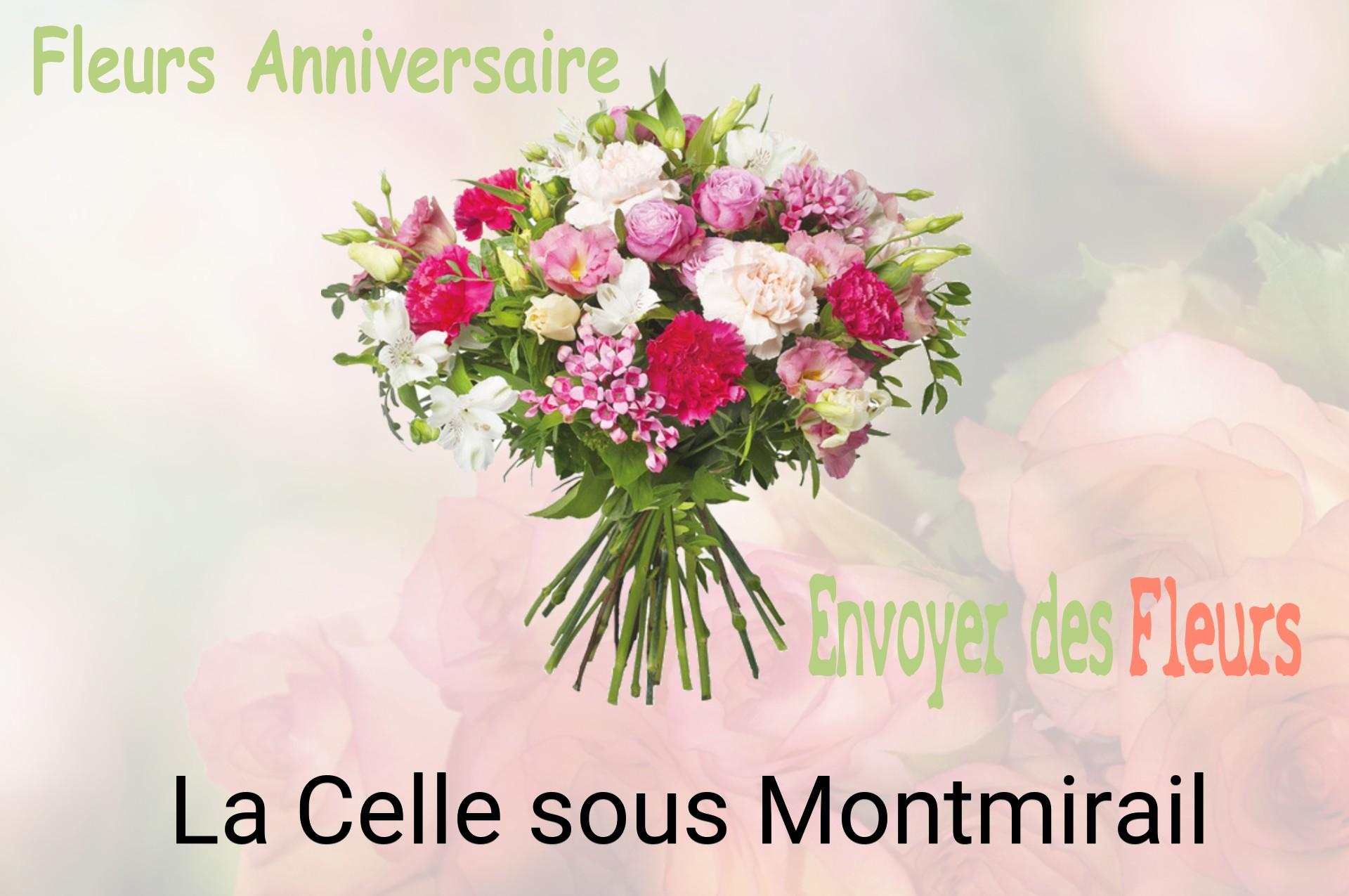Bouquet de fleurs d’anniversaire livré à La Celle-sous-Montmirail