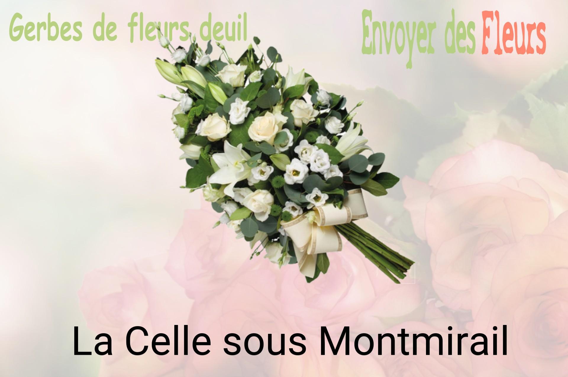 Gerbe de fleurs de deuil livrée à La Celle-sous-Montmirail